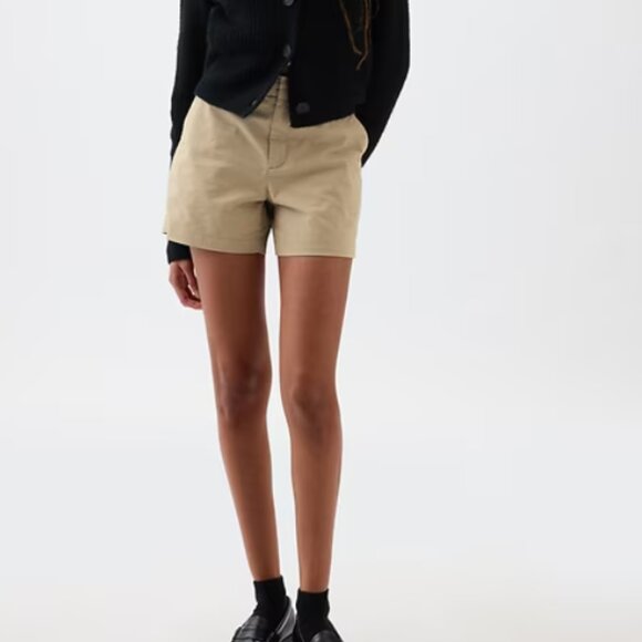 Gap Chino Khaki Shorts & Old Navy Peach Shorts - Set of 2 Size 4 - Picture 2 of 10